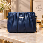 Elegant Pleated Shoulder Bag