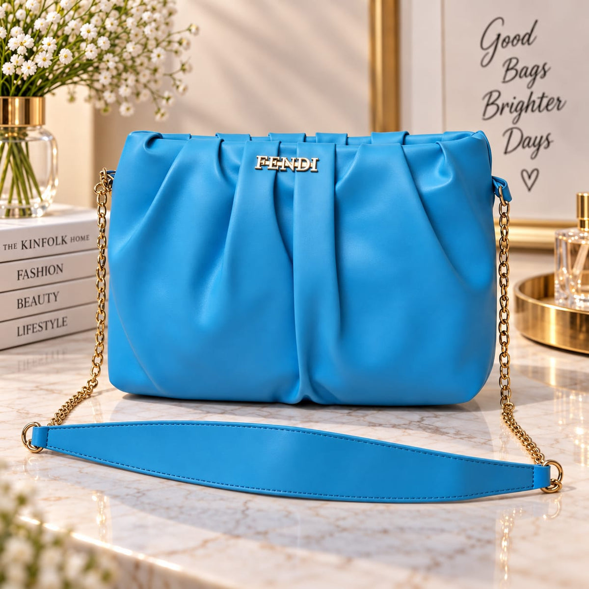 Sapphire Drapé Handag