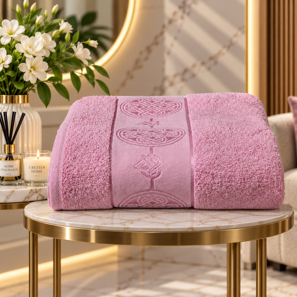 Pink Blossom Elegance Towels
