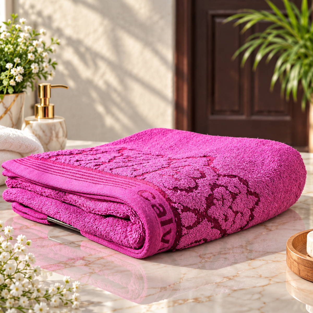 Royal Orchid Signature Towel