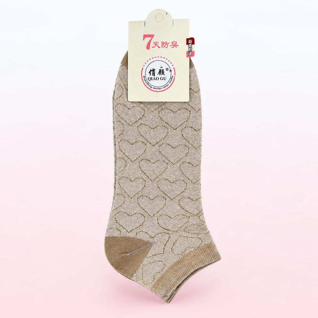 Premium Women’s Lace Ankle Socks (Pack of 5)