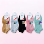 Pastel Elegance Women’s Socks (Pack of 5)