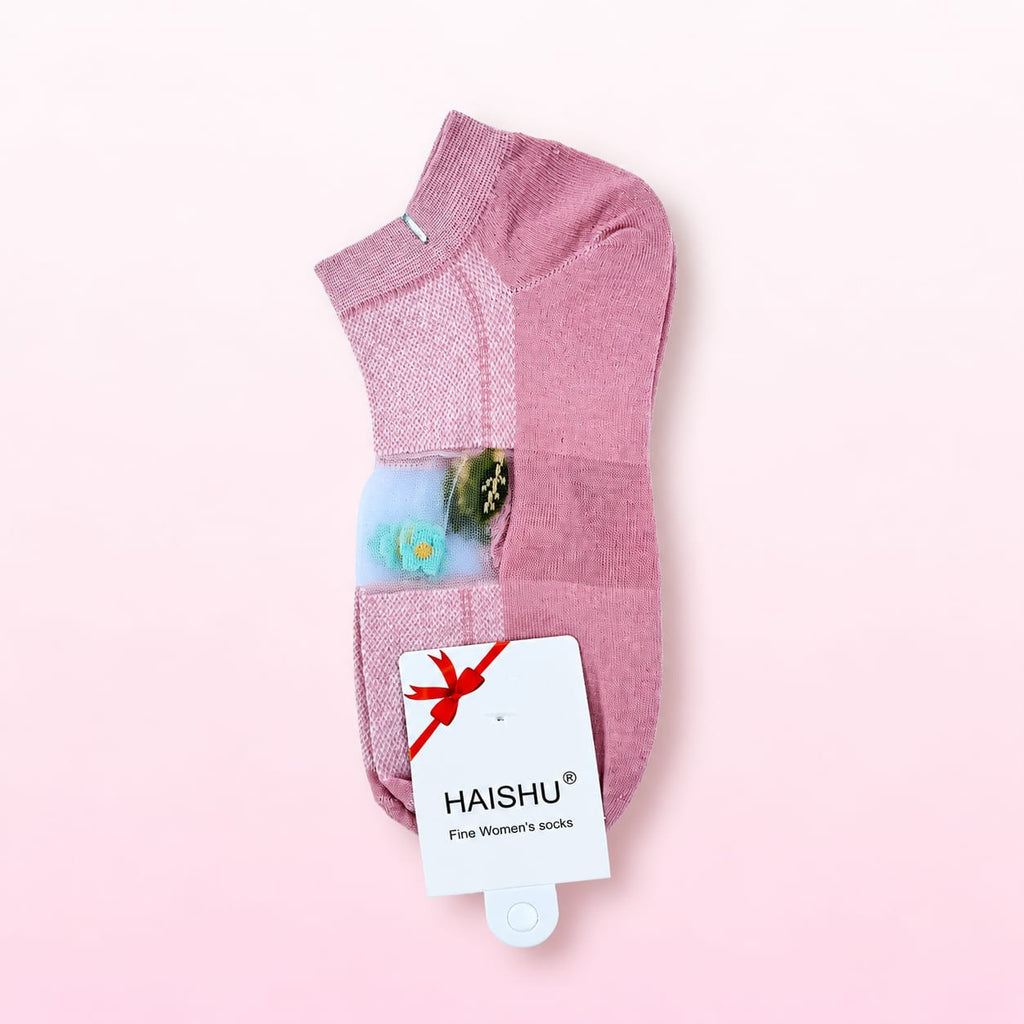 Pastel Elegance Women’s Socks (Pack of 5)