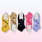 Women’s Premium Polka Dot Comfort Socks (Pack of 5)